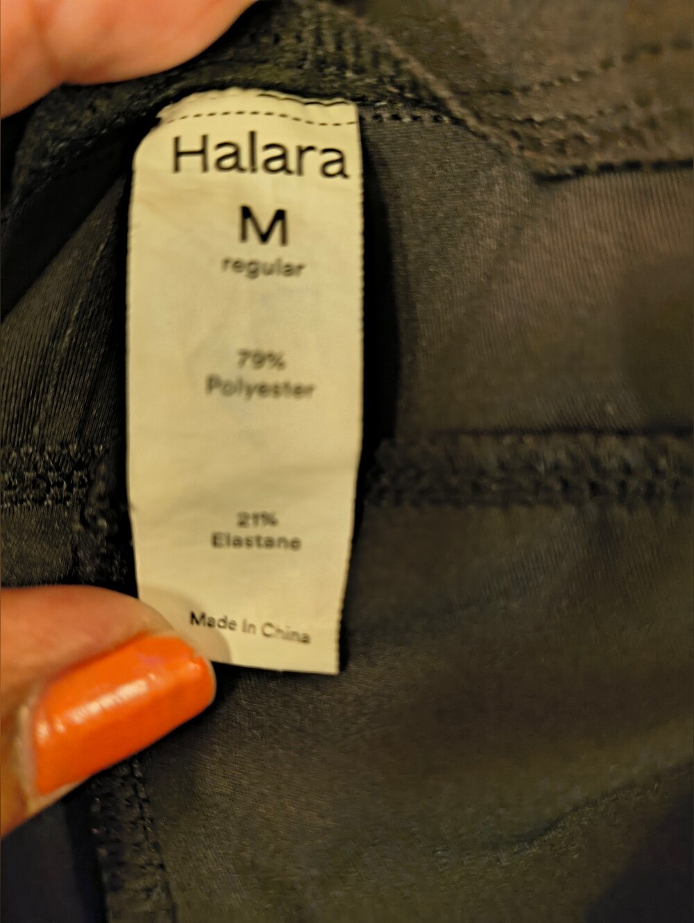 NWOT Halara DayStretch High Waisted Zipper Pockets Solid Skinny Cargo Pants -Med - Picture 8 of 8